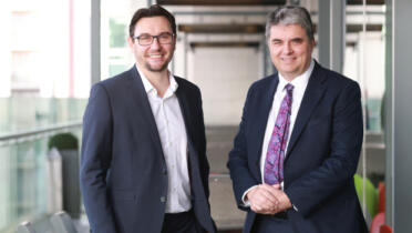 Pictured: Ricardo Simon Carbajo and John Lonsdale, CeADAR