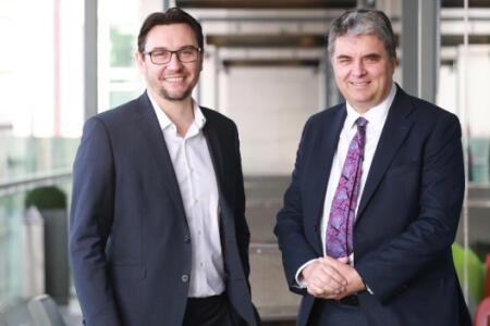 Pictured: Ricardo Simon Carbajo and John Lonsdale, CeADAR