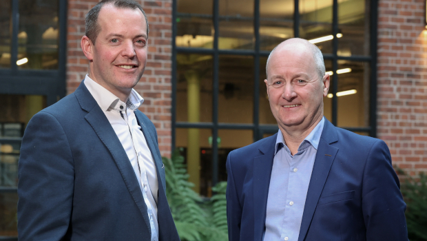 Pictured: Danny McEntee, FutureRange, and Peter Brown, EOS Systems