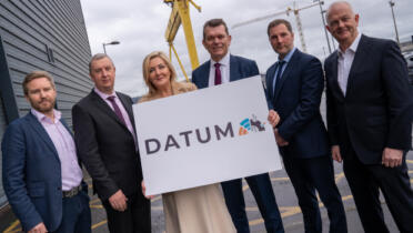 Pictured: Sam Turner, AMIC; John Irwin, AMIC Industry Board & Smart Industry Next; Gina McIntyre, SEUPB; Prof Richard Miles, Queen's University Belfast; Acting Deputy Secretary for Economic Policy Mark Lee; and Barry Kennedy, Irish Manufacturing Research