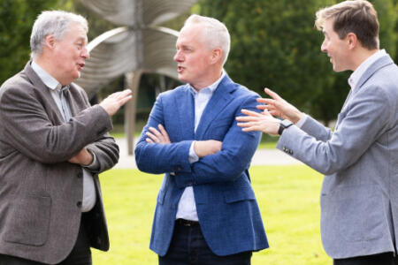 PIctured: Joe Gibbs, Lero; Ian McGarry, AWS Ireland; and Prof Stephen Kinsella, University of Limerick