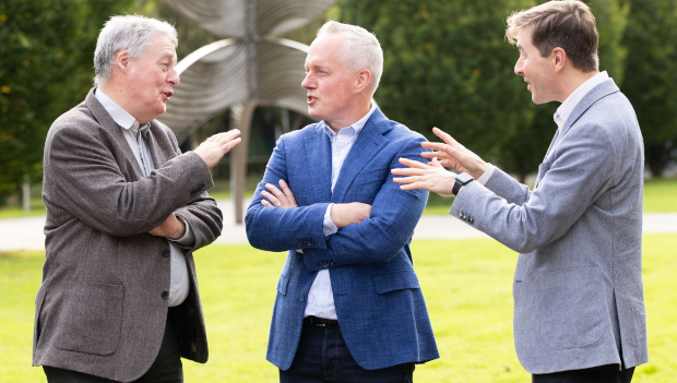 PIctured: Joe Gibbs, Lero; Ian McGarry, AWS Ireland; and Prof Stephen Kinsella, University of Limerick