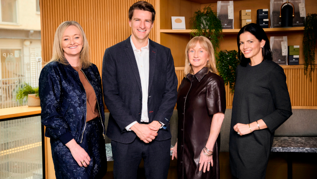 Pictured: Gillian Peters, Pragmatica; Eugene Cush and Aine Collin, Antaris; Pat Kane, Pragmatica