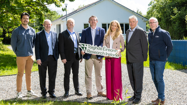 Pictured: Stuart Brennan, Liam Nolan, John Memery, Bobby Gleeson, Gas Networks Ireland (GNI); Dr Ruth Freeman, Research Ireland; James Burchill, Paul Cleary, GNI