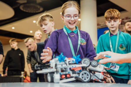 Pictured: Adam Maguire, Orla Brookes, Donnacha Maguire, Knockanean N.S.