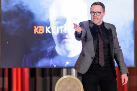 Keith Barry at Exertis conference