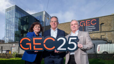 Pictured: Niamh Collins and David Varian, GEC; Warren Cray, Local Enterprise Office, Dublin City