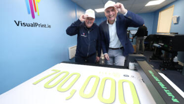 Pictured: Paul Doyle, Visual Print and John Keaney, Siro