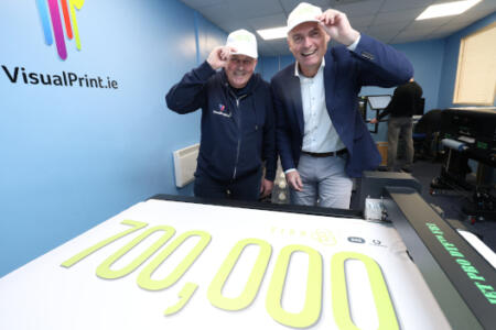 Pictured: Paul Doyle, Visual Print and John Keaney, Siro