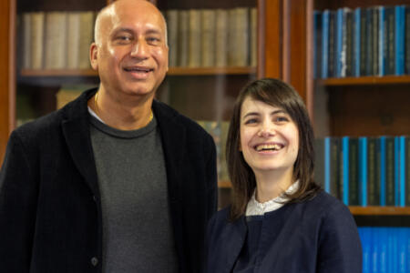 Pictured: Prof Hitesh Tewari and Prof Maria Grazia Porcedda