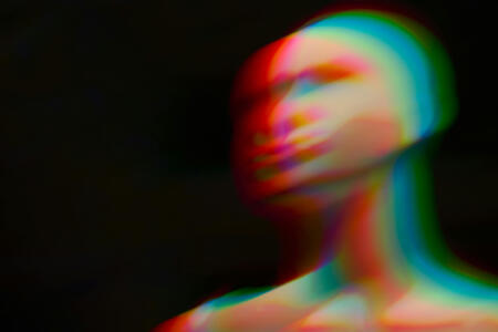 Blurred face