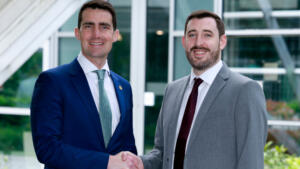 Minister for Public Expenditure, Infrastructure, Public Service Reform and Digitalisation Jack Chambers & Timmy Falvey, GagaMuller
