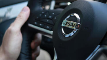 Nissan steering wheel