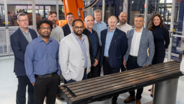 Pictured front: Keerthi Sagar, Aswin Ramasubramanian, Micheal Cassidy, IMR; Kevin Burke, Enterprise Ireland; William Egenton, Dromone Engineering; Lise-Ann Sheehan, IMR. Back: Stephen O’Reilly, Enterprise Ireland; Ronan Timmins, Dromone Engineering; Sergio Fernandez Ceballos, Enterprise Ireland; Chris Judge, Kevin Fraser, Lise-Ann Sheehan, IMR