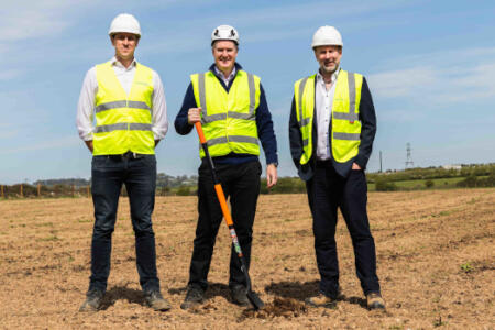 Pictured: Ken Gaine, Greenvolt Next; Declan Cullinane, Amarenco; and Brian Warren, Greenvolt Next