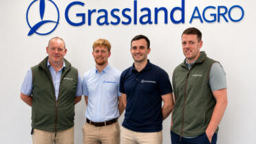 Pictured: Paul Kennedy, Proveye; Stephen Carey, Grassland Agro; Seán McMahon, Grassland Agro; and David Corbett, Proveye