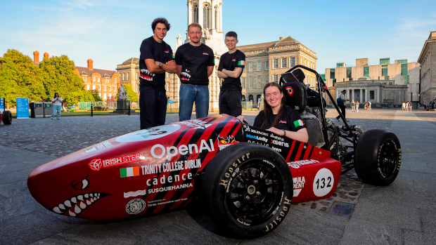 Trinity students ready fourth-generation racing car for international competition