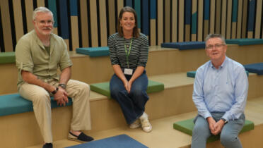 Pictured: Shane O’Connor, Tech Industry Alliance; Maeve Lyons, RDI Hub, and Gerry Murphy, Tech Industry Alliance