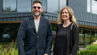 Pictured: Miguel Escobar, Mekkato CreaTech Studio, and Grace Dinan, JunieXR
